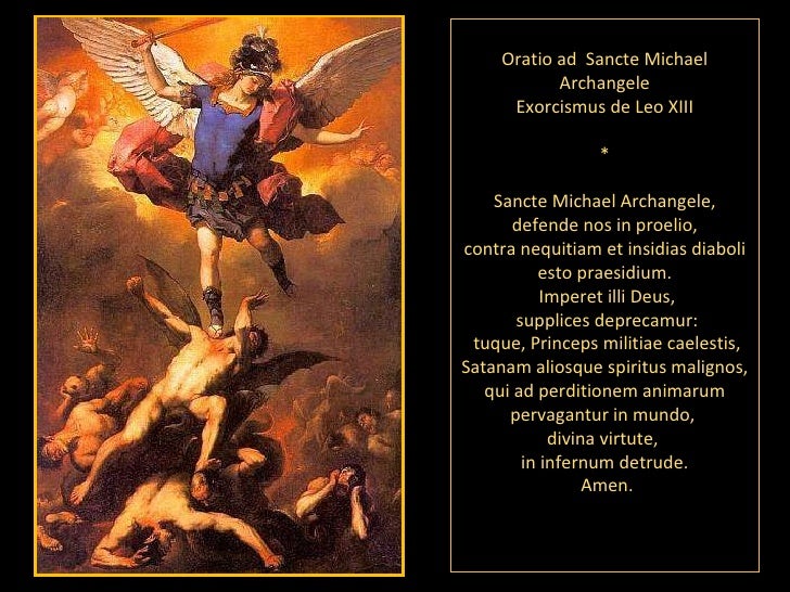 Sancte Michael Archangele Defende Nos In Proelio