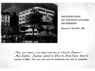 Archbishop lefebvre 1963 1969