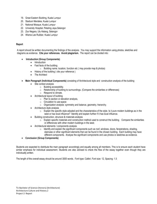 Arch cult 2 project 2 brief august 2016 report rev00-2 | PDF