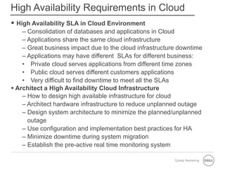 High Availability Infrastructure for Cloud Computing | PDF