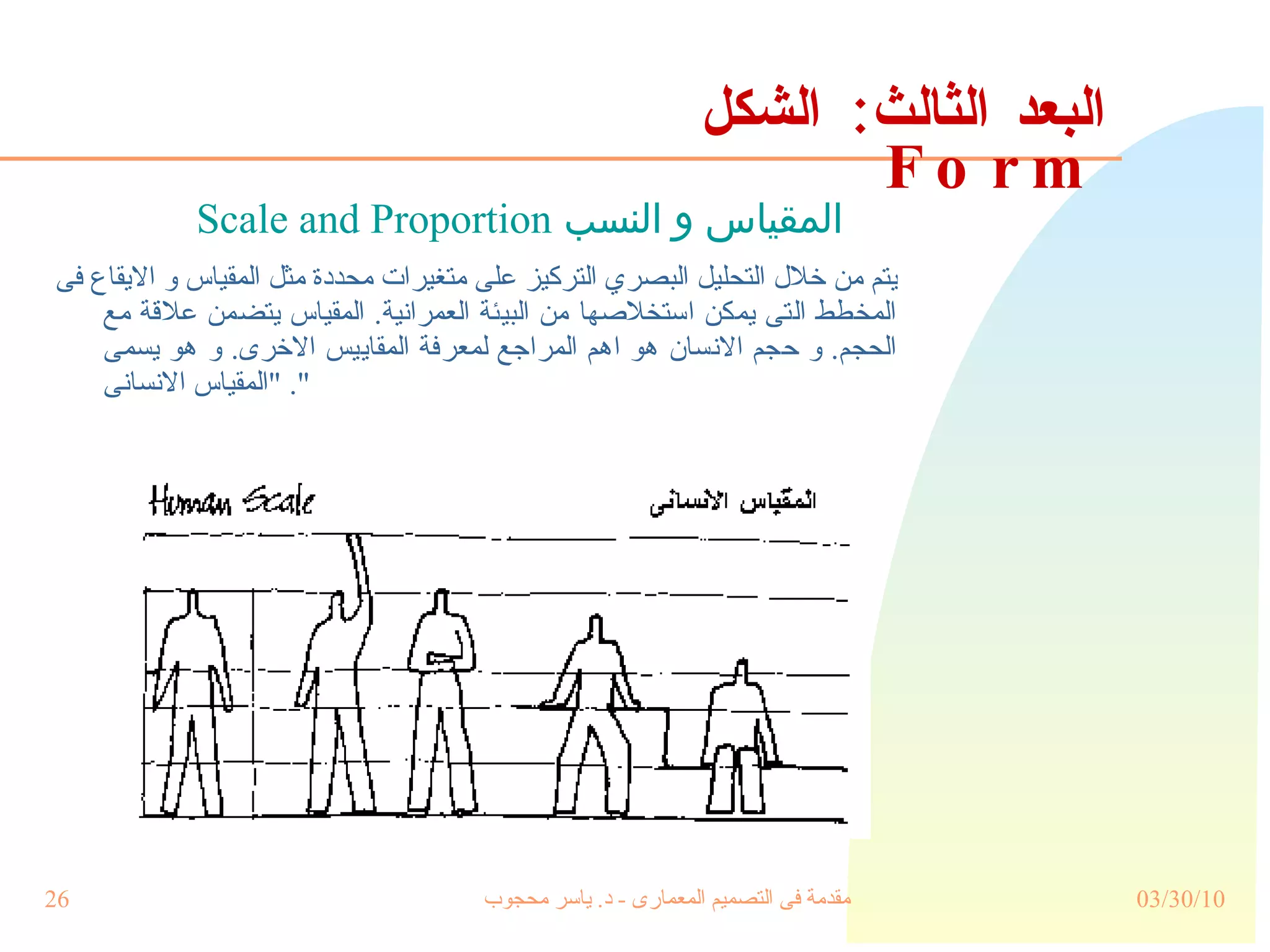 Introduction to Architectural Design - مقدمة فى التصميم المعمارى | PPT