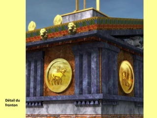 Détail du fronton
