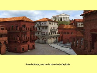 Rue de Rome, vue sur le temple du Capitole