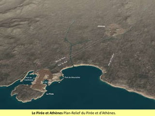 Le Pirée et Athènes Plan-Relief du Pirée et d'Athènes.