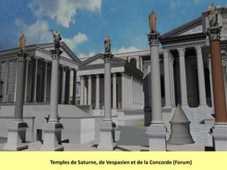 Temples de Saturne, de Vespasien et de la Concorde (Forum)<br />