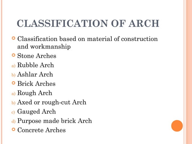 Arches | PPT | Civil Engineering Industry | Industries