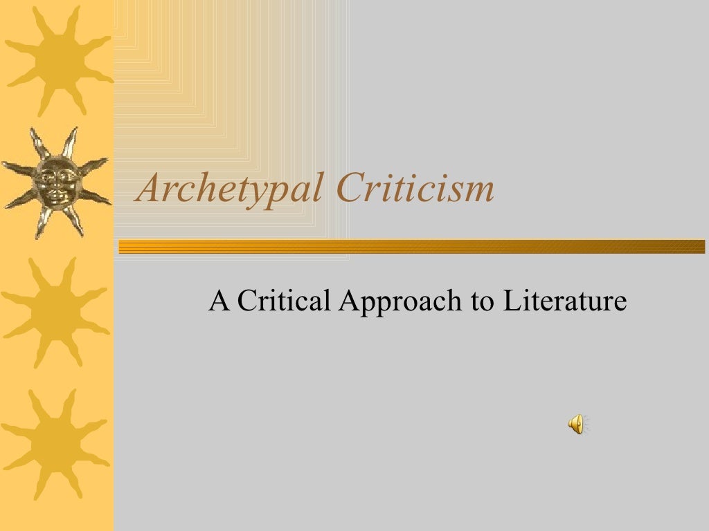 Archetypal Criticism