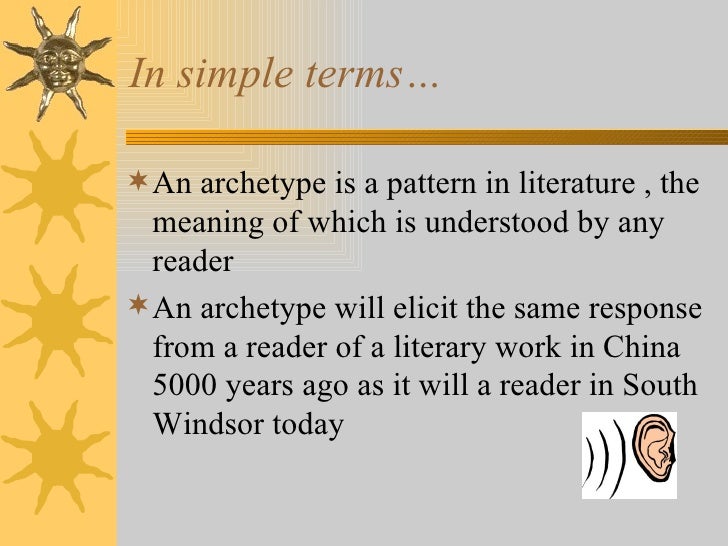 Archetypal Criticism Archetypal Criticism