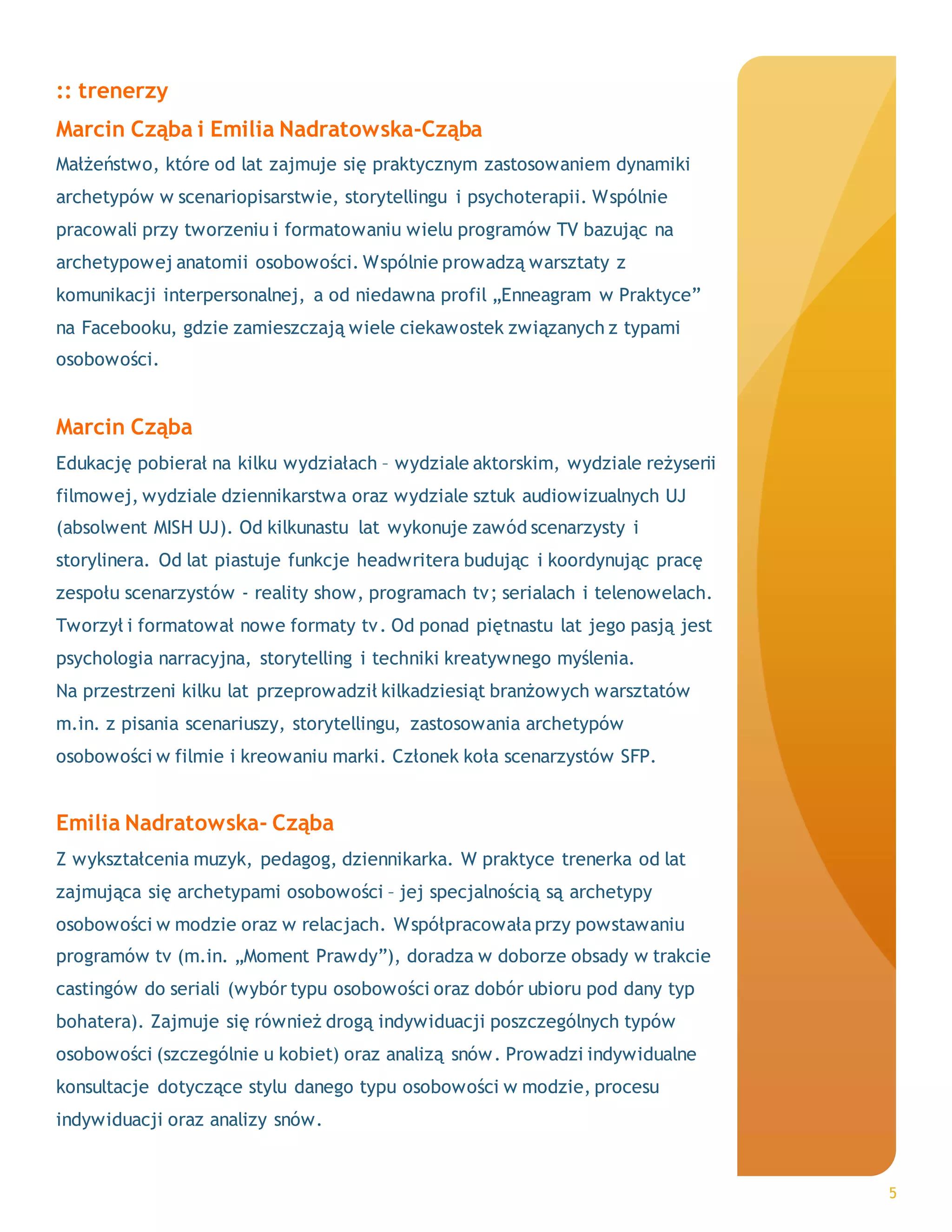 Archetypy Osobowo ci Warsztaty Broszura PDF archetypy-osobowo-ci-warsztaty-broszura-pdf