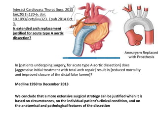 AORTIC ARCH SURGERY | PPTX