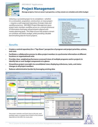 Archibus Overview | PDF