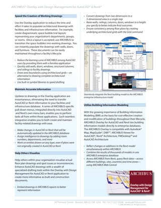 Archibus Overview | PDF