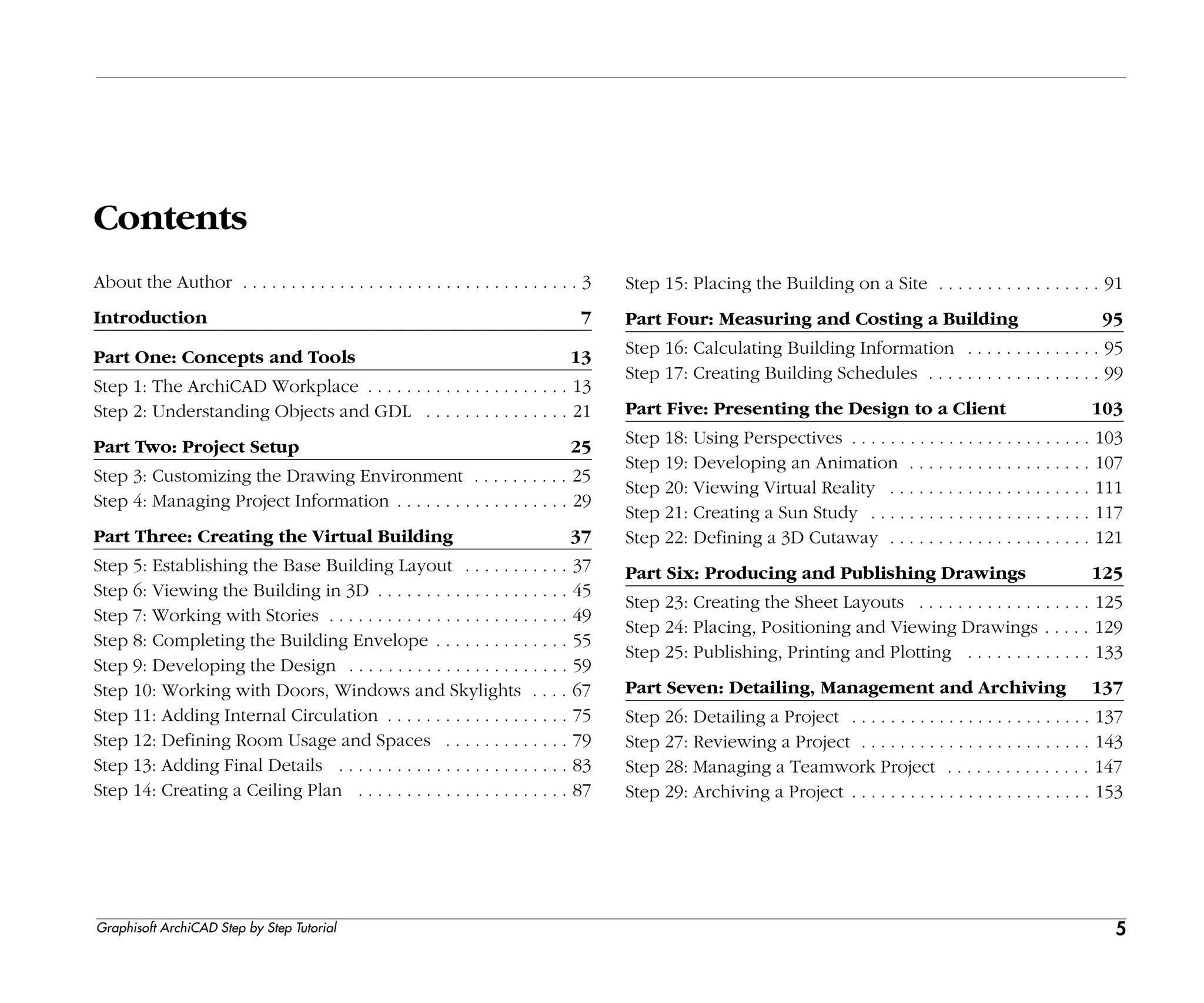 Archi cad step_by_step | PDF