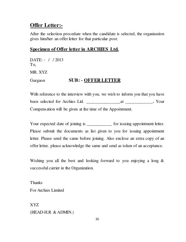 appointment letter format for recruitment appointment joining letter sle best free home appointment letter format for recruitment appointment joining letter sle best free home