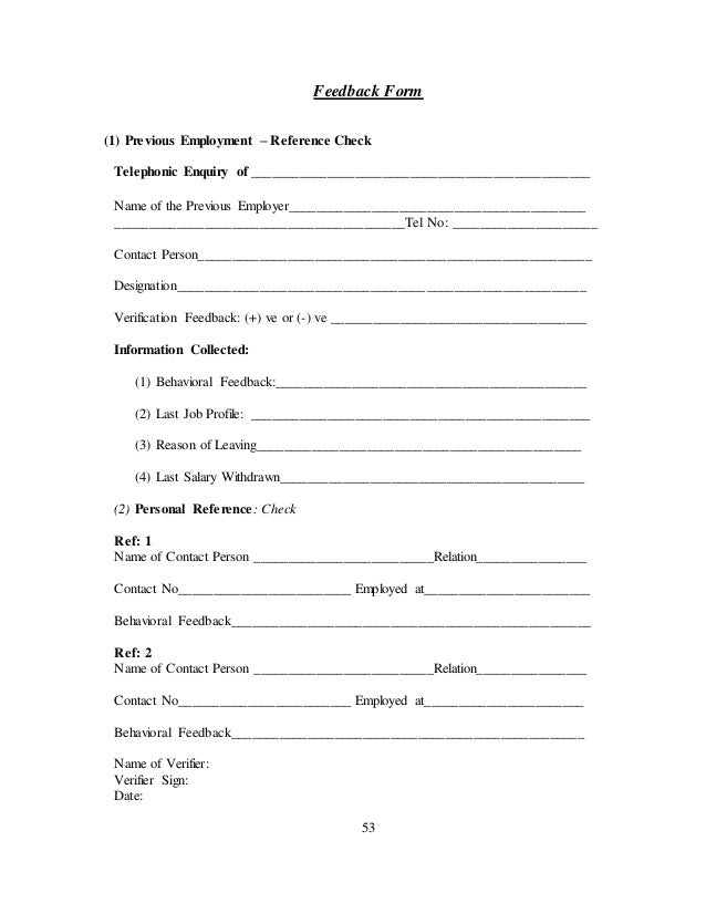 prior employment verification