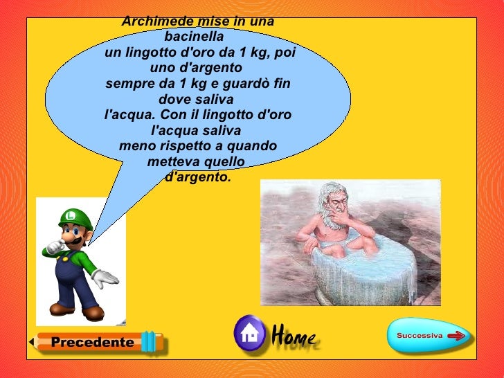 Il principio di Archimede