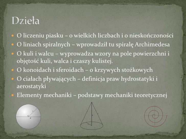 Dajcie Mi Punkt Podparcia A Poruszę Ziemię Archimedes prezentacja