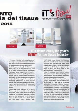 Latest Issue of OMET Archipelago Digital Magazine for the Tissue sector ...