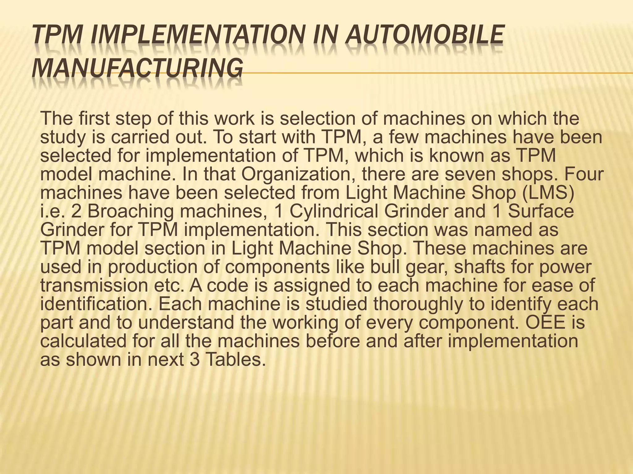 total productive maintenance | PPTX