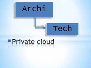 Private cloud 