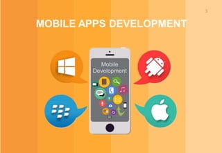 3
MOBILE APPS DEVELOPMENT
 