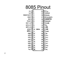 2
8085 Pinout
 
