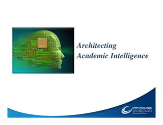Architecting
Academic Intelligence
 