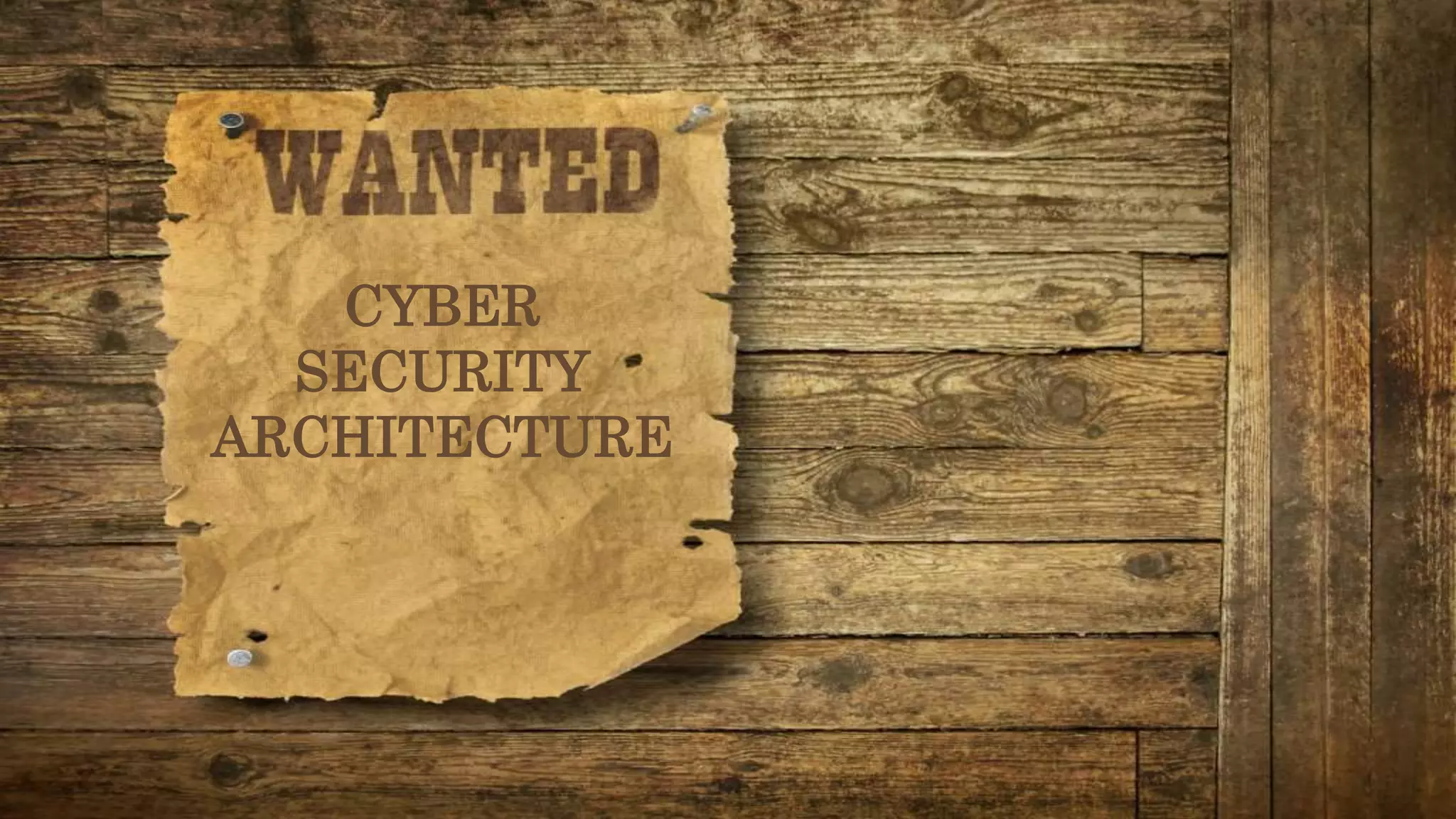 2©2018 Check Point Software Technologies Ltd.
CYBER
SECURITY
ARCHITECTURE
 