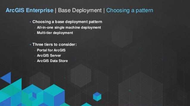 Architecting The Arcgis Platform Technical Esri Uk Annual Confere