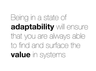 Architecting Value