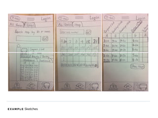 E X A M P L E: Sketches
 