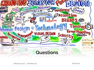 @MandaLaceyS @Heathery321 #UXCareer
Questions
 