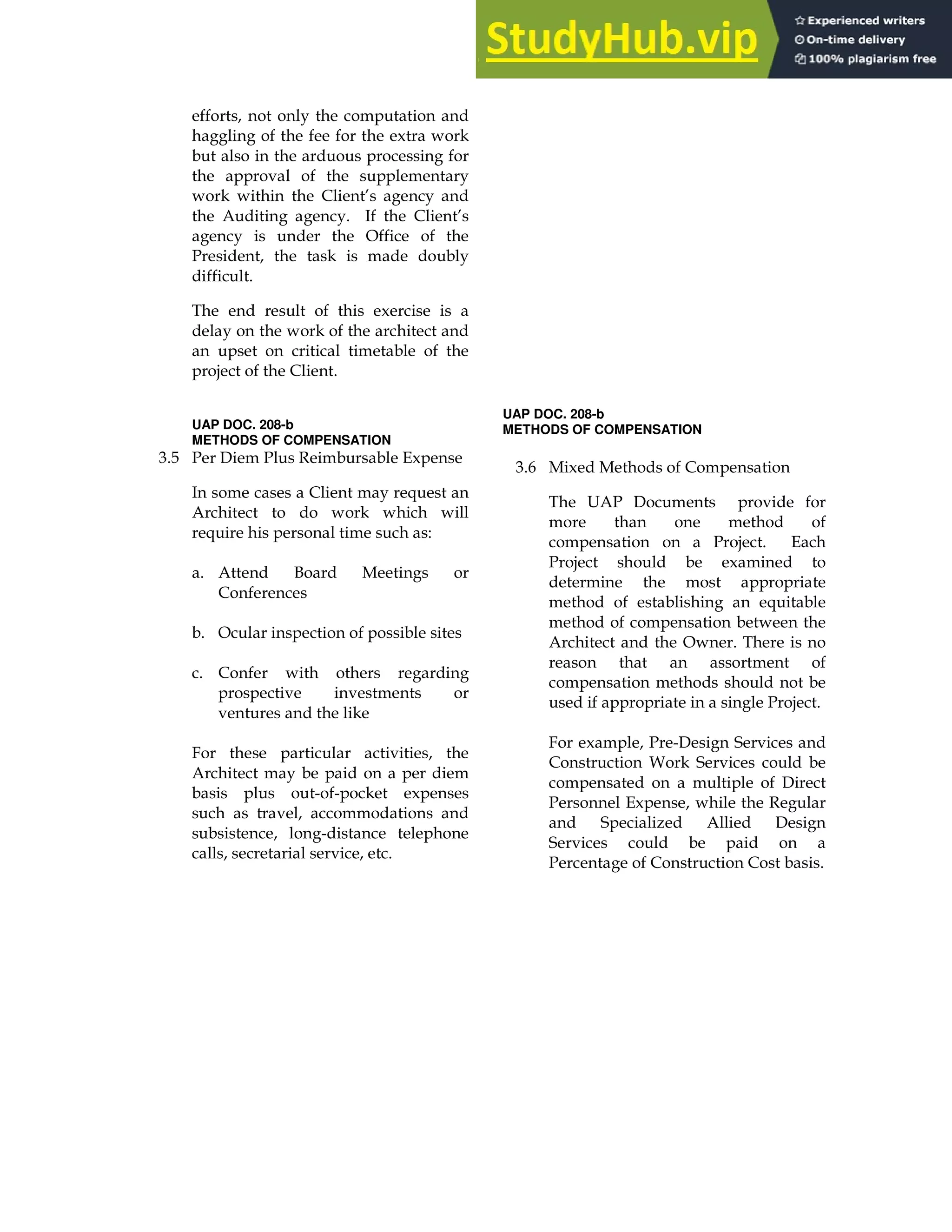 *
* $
$
,
! *
*
$
UAP DOC. 208-b
METHODS OF COMPENSATION
: & ! ' ! # A
$ +
*
+ D
" 6
$
,
$
*
0
/ / *
/
UAP DOC. 208-b
METHODS OF COMPENSATION
: - 6 6 $
! '
! A
!
+
,
!
0 ! /' (
$ 5 * (
'
! A #
( ) '
(
! $ $
 