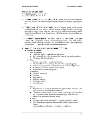 Architectural thesis-manual | PDF