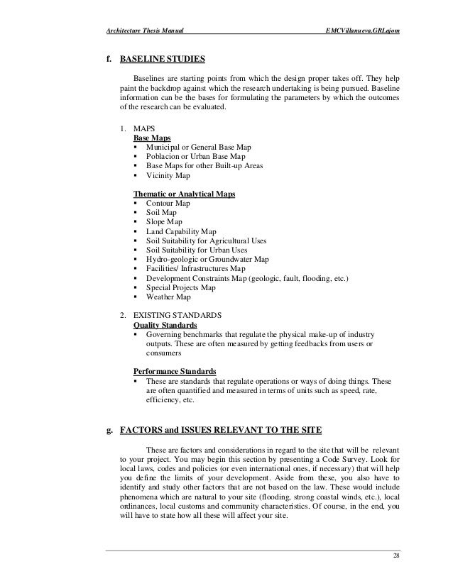parts of thesis proposal philippines
