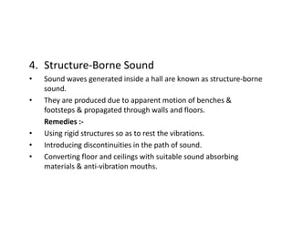 Sounds Structures Buildings Architectural acoustics | PDF
