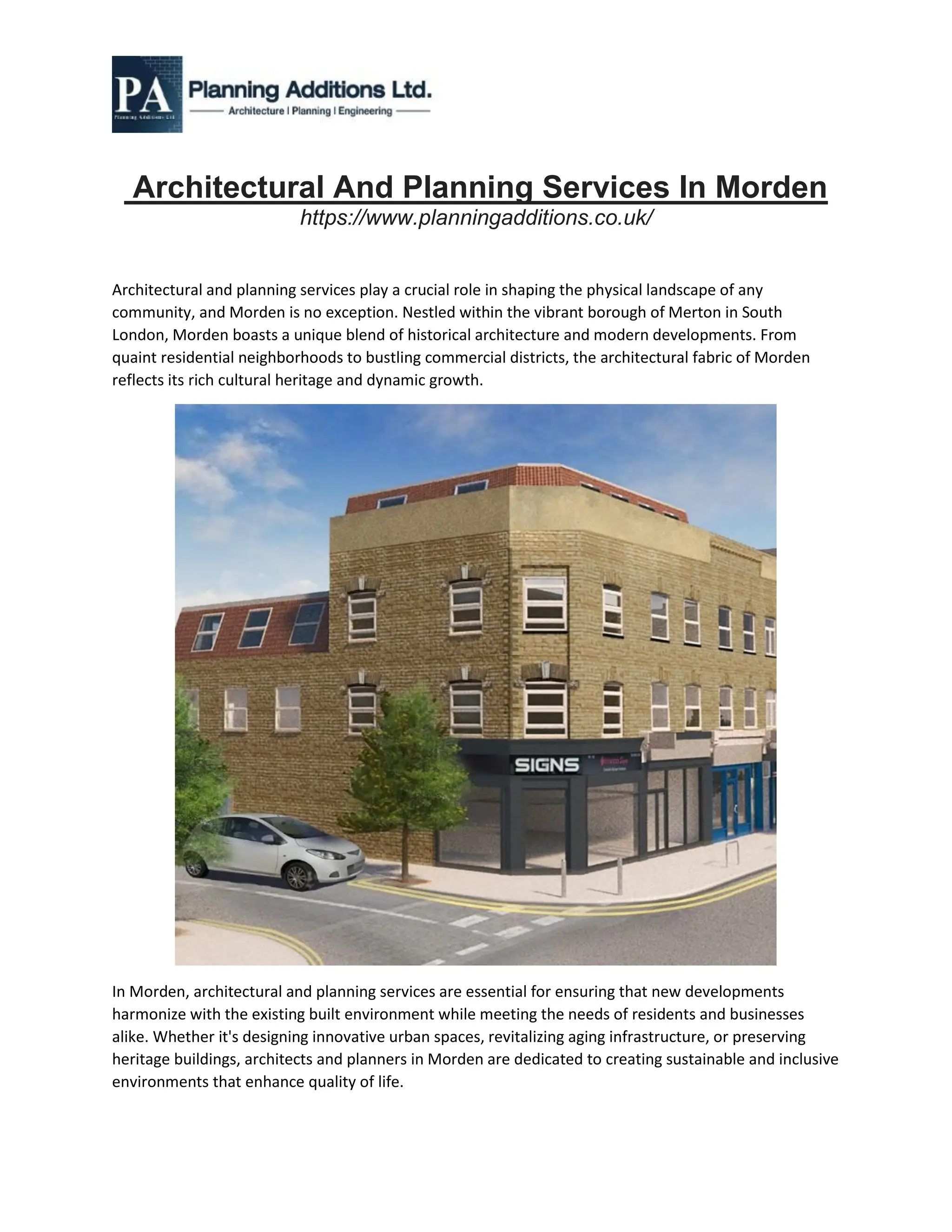 Architectural And Planning Services In Morden.pdf