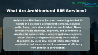 Introduction to Architectural BIM Services | PDF