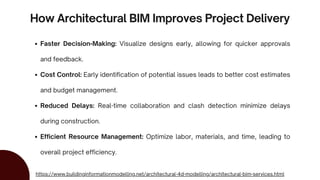 Architectural BIM Services | Building Information Modelling | PDF
