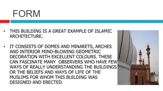Architectural building study – jama masjid