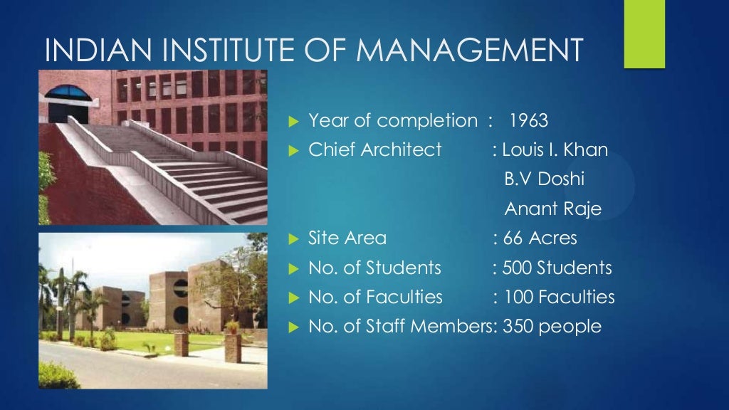 Iim bangalore architecture case study image