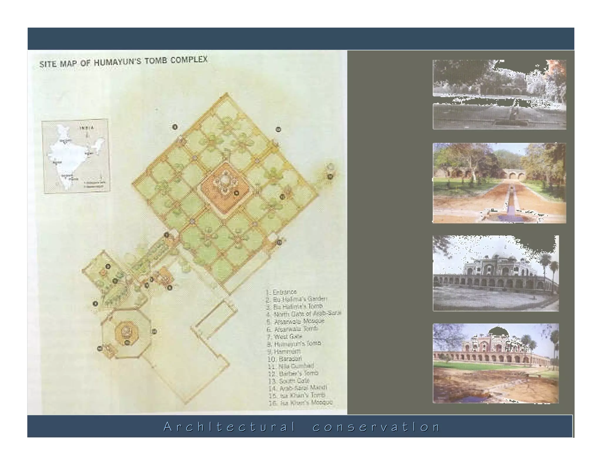 ArchItectural   conservatIon
 