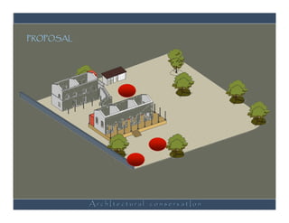 PROPOSAL




           ArchItectural conservatIon
 