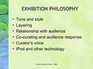 Museum Architectural Considerations