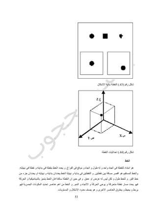 13
‫المعمارية‬ ‫الرسومات‬ ‫فهم‬ ‫و‬ ‫استيعاب‬
‫رقم‬ ‫شكل‬(61.)‫االسود‬ ‫و‬ ‫االبيض‬ ‫تأثير‬
‫اكبر‬ ‫الدائرتين‬ ‫اى‬
 