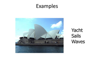 Examples
Yacht
Sails
Waves
 