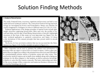 53
Solution Finding Methods
 