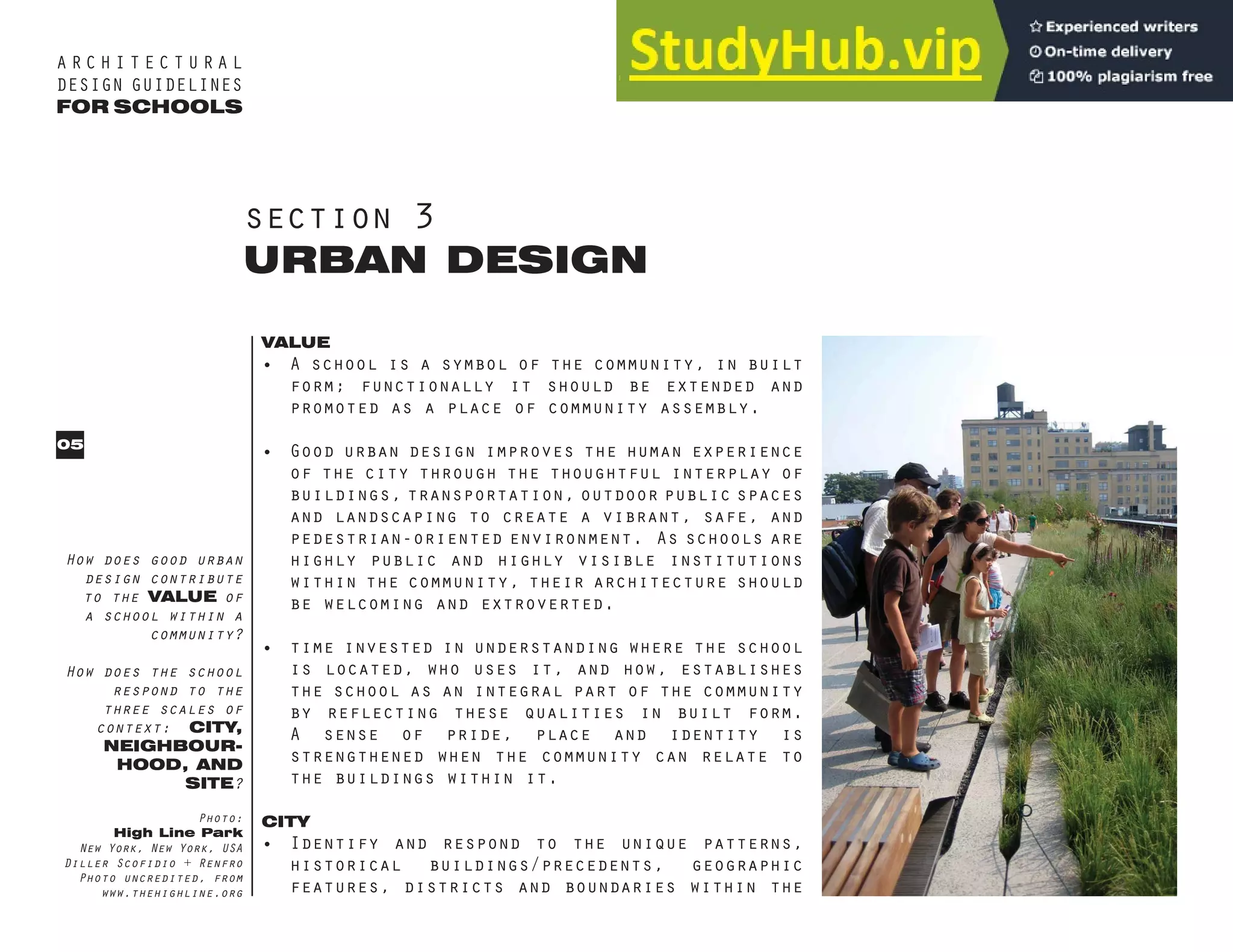 ARCHITECTURAL DESIGN GUIDELINES FOR SCHOOLS TECHNICAL SERVICES BRANCH ...