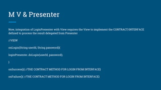 Architectural Design Pattern: Android | PPTX