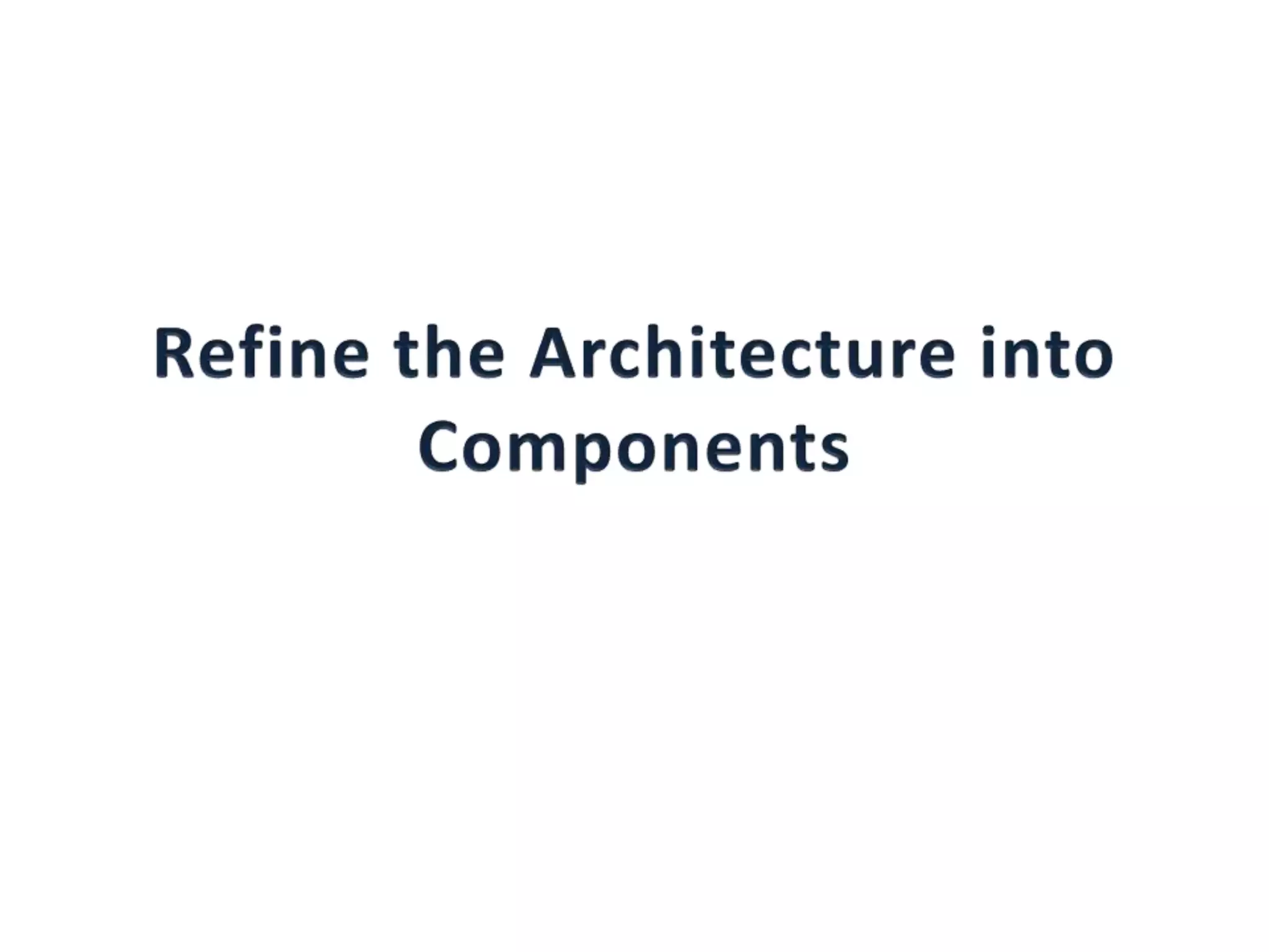 Architectural design presentation